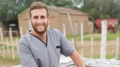 Es veterinario y en sus redes cuenta la vida en el campo: “La gente come carne y no sabe de dónde viene”