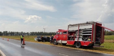 El hijo de Ramón Díaz protagonizó un choque frontal y su esposa falleció