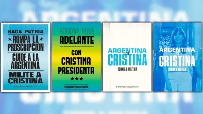 “Haga patria, rompa la proscripción”: la campaña visual que lanzó el kirchnerismo por la candidatura de CFK