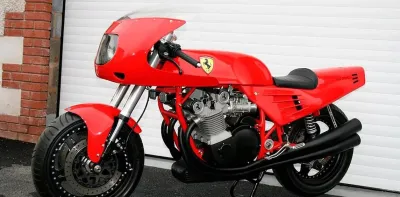 Una Testarossa de dos ruedas: la historia de la única moto Ferrari que existe en el mundo