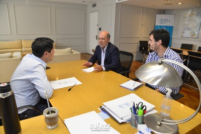 Reunión con el ministro de Infraestructura de la provincia, Nardini: “estamos planificando un programa trienal de obras"