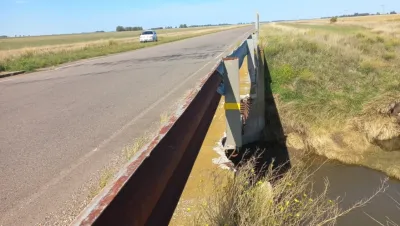 Más imágenes certifican el mal estado del puente de Pasman