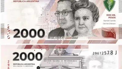 Comienza a circular el nuevo billete de 2000 pesos