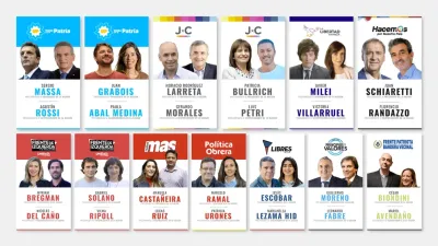 Elecciones 2023 Argentina: estas son las fórmulas presidenciales que competirán en las PASO