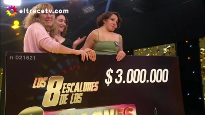 Johana Ferraro, de nuestra ciudad, ganó 3 millones en "Los 8 escalones"