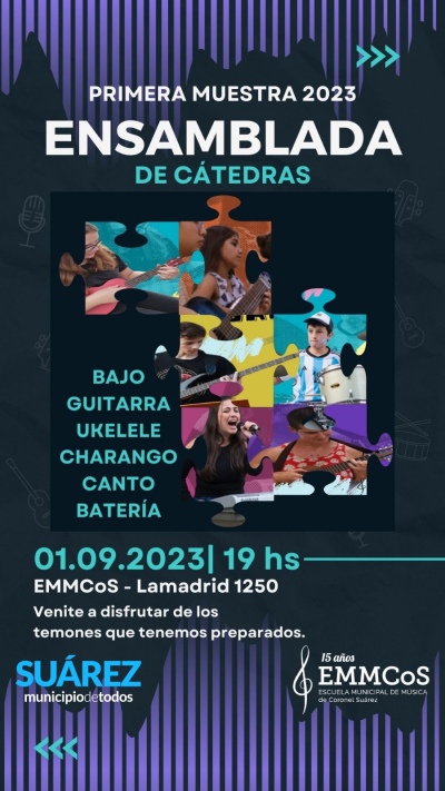 EMMCoS: primer muestra 2023 ensamblada de cátedras