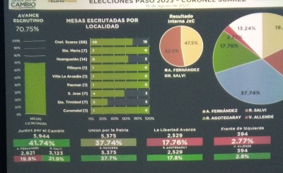 Salvi se perfila fuertemente como ganador de la interna de Juntos