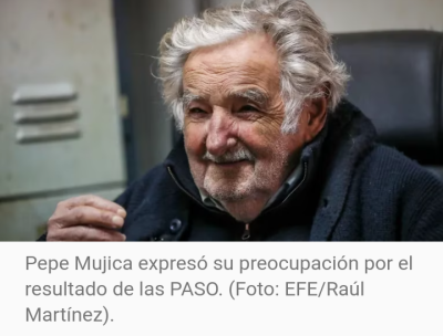 Pepe Mujica se alarmó ante un posible triunfo de Javier Milei: “Me parece que es un loco”