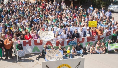 Autonomía de Huanguelén: “40 años de democracia, 70 años de lucha”