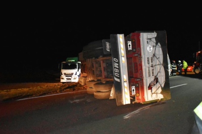 Fuerte choque de un camionero suarense, quien resultó ileso