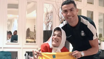 Cristiano Ronaldo fue condenado a recibir 99 latigazos por abrazar a una mujer soltera en Irán