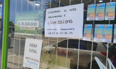 Un apostador bahiense ganó más de 400 millones de pesos