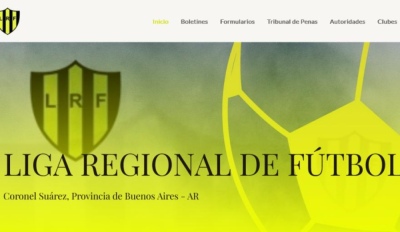 La Liga Regional de Fútbol habilitó su sitio web