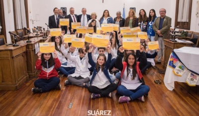 Rotary Coronel Suárez reconoció a los mejores compañeros de las escuelas primarias