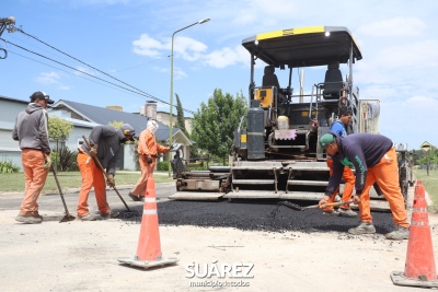 Avanza la pavimentación del Plan 6 x 6