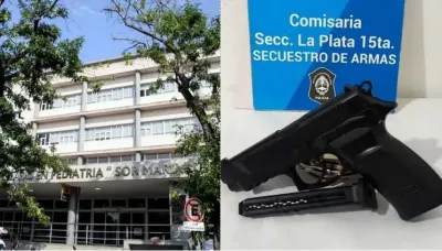 Una beba de dos años encontró el arma de su papá y se pegó un tiro en el pecho