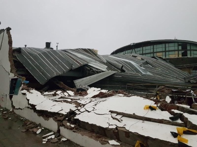 Catastrófico temporal azotó a Bahía Blanca  con vientos de hasta 150 km.