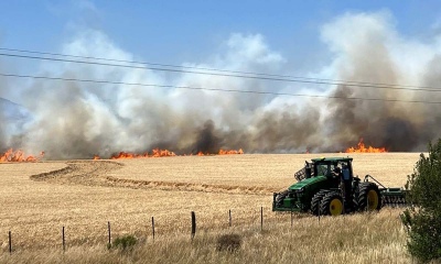 Incendio que cortó el tránsito en la comarca serrana consumió 100 hectáreas