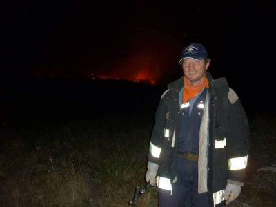 Los bomberos voluntarios de Coronel Suárez despidieron a un gran compañero