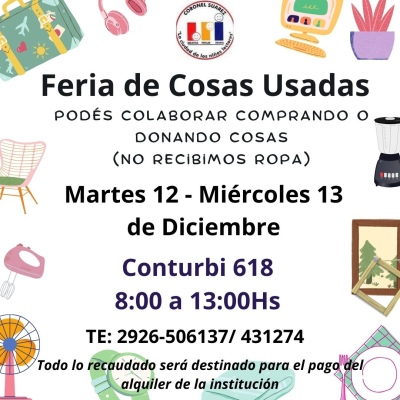 Gran venta de garage de la Biblioteca Popular Infantil