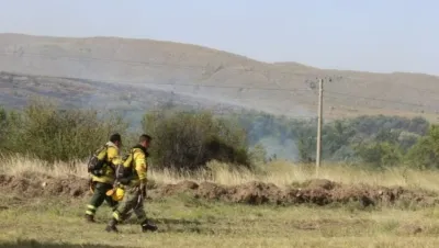 Estiman que el fuego afectó unas 600 hectáreas en Sierra de la Ventana