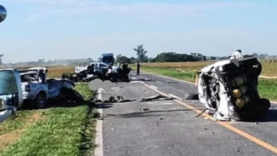 Tragedia en Santa Fe: un impactante choque triple en la Ruta 34 dejó tres muertos y varios heridos