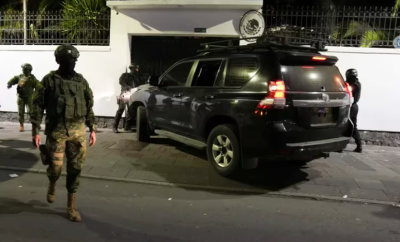 La Policía de Ecuador irrumpió en la embajada de México en Quito y detuvo al ex vicepresidente Jorge Glas