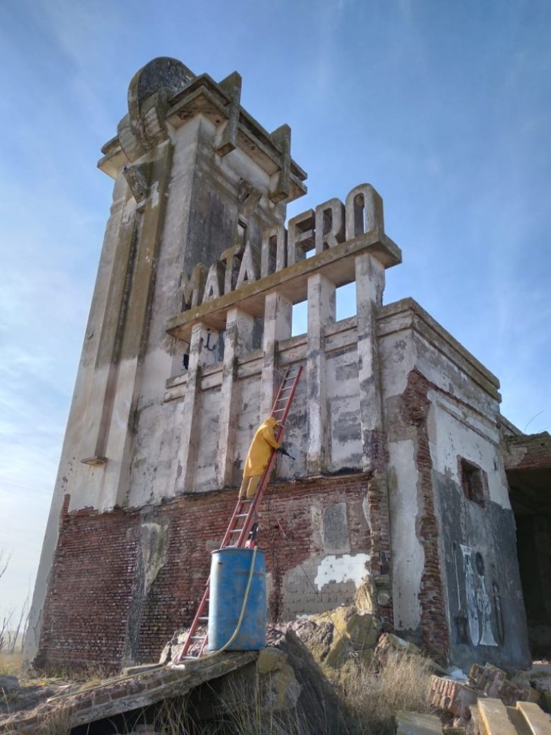 Finalizaron los trabajos de recuperación del Matadero de Epecuen