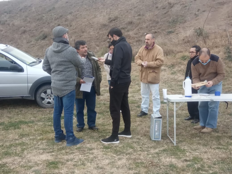 NOS presentó sus candidatos en Huanguelén