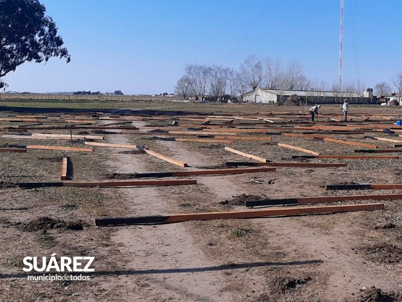 PRODUCCIÓN: Se inició la construcción de invernáculos en el Parque de Producciones Intensivas