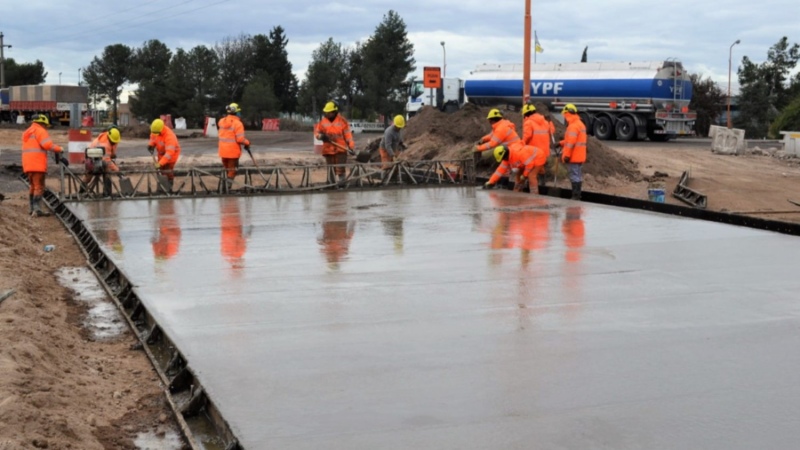 La rotonda de la ruta 33 en Pigüé estará concluida a fines de septiembre