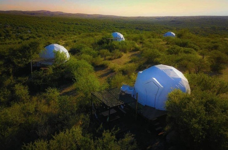 Glamping en la zona del Cerro Uritorco