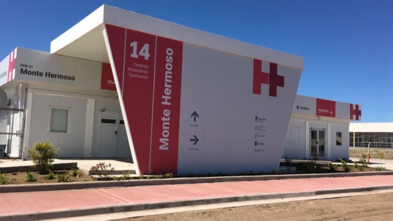 Monte Hermoso: el hospital modular que Kicillof construyó para el Covid todavía no se inauguró