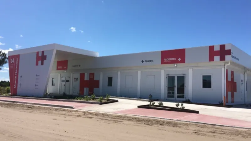 Monte Hermoso: el hospital modular que Kicillof construyó para el Covid todavía no se inauguró