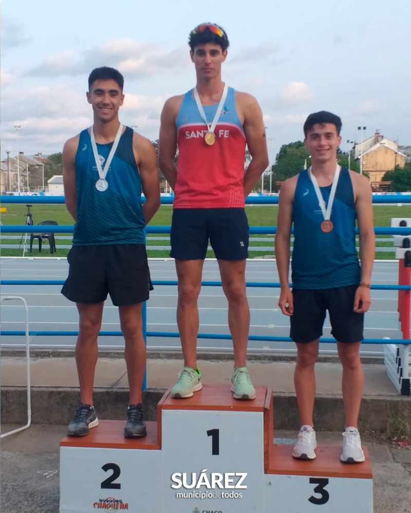 Máximo Peratz es subcampeón argentino en 400 metros y campeón argentino en Posta 4x400