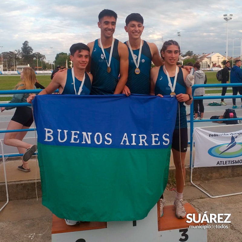 Máximo Peratz es subcampeón argentino en 400 metros y campeón argentino en Posta 4x400