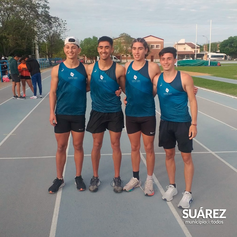 Máximo Peratz es subcampeón argentino en 400 metros y campeón argentino en Posta 4x400