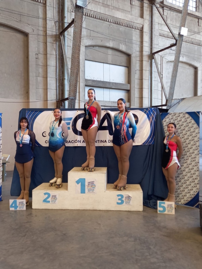 Excelente desempeño de las patinadoras boquenses en Santa Fe