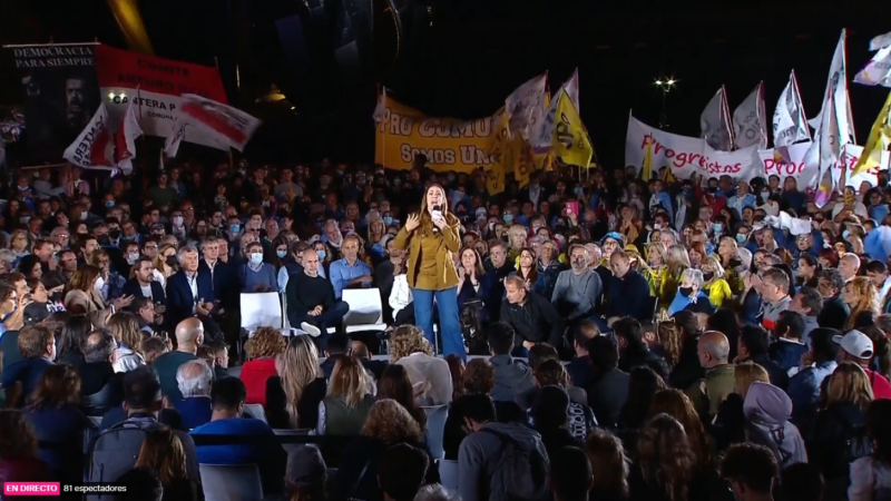 Cierre de campaña: María Eugenia Vidal pidió ”frenar al kirchnerismo”