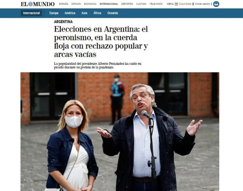 Elecciones legislativas en Argentina: la reacción de la prensa internacional