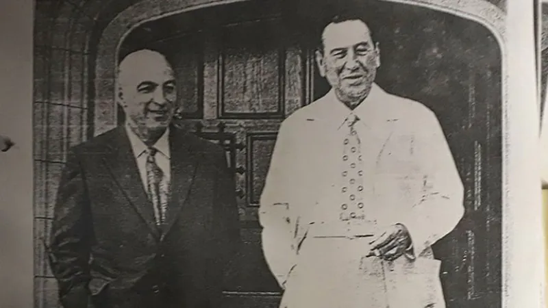 Perón y José López Rega en Puerta de Hierro