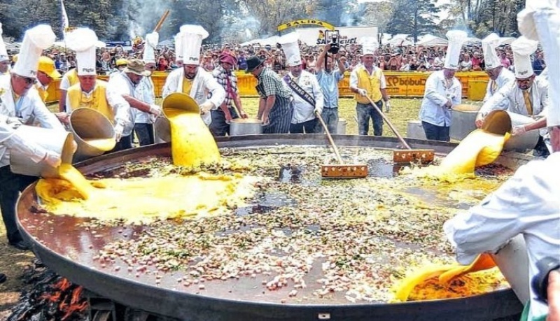 Fiesta del Omelette Gigante: “estamos contentos de poder volver a hacerla”