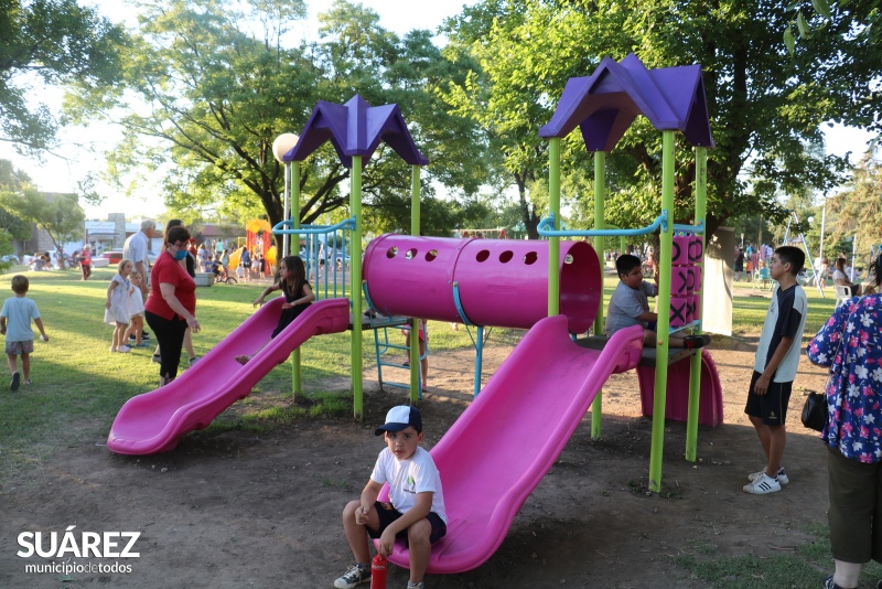 Inauguraron nuevos juegos en la plaza “Tambor de Tacuarí”