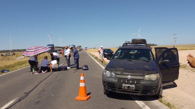 Choque múltiple en la Ruta 3: hay heridos