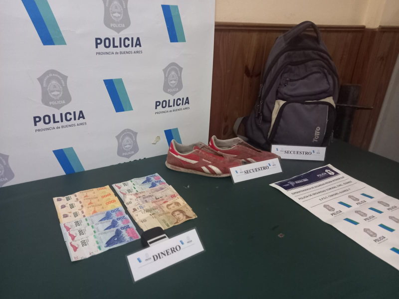 Detuvieron a un ladrón con antecedentes que había robado en una vivienda