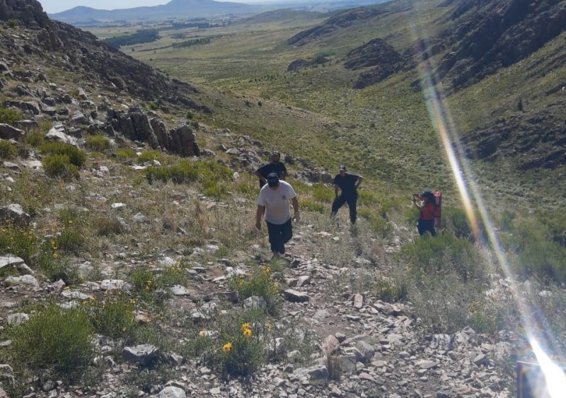 Rescataron a un menor herido en el Cerro Ventana