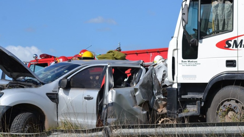 Un camionero de La Madrid protagonizó un choque fatal cerca de Ayacucho