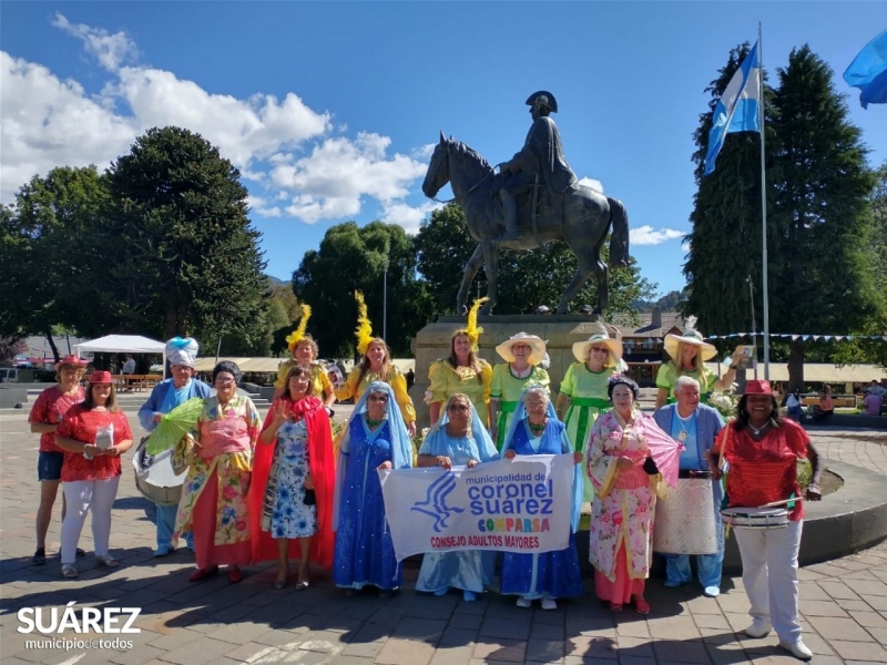 La Comparsa participó de los festejos por el aniversario de San Martín de los Andes