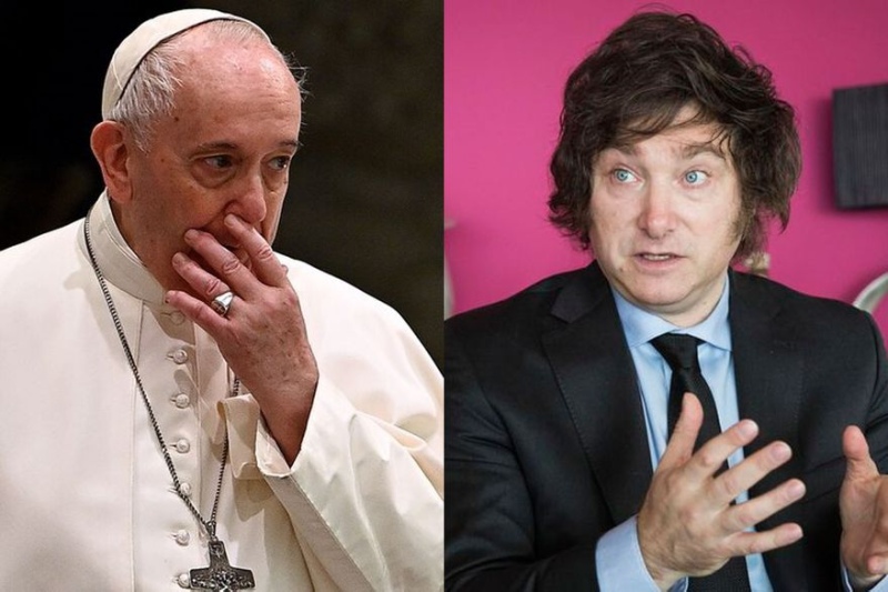 “Siempre parado del lado del mal”: Javier Milei, lapidario contra el papa Francisco por sus declaraciones