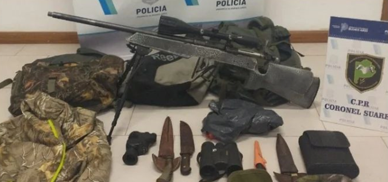 Detuvieron a tres personas por caza furtiva en un campo de Curamalal